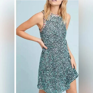 Anthropologie Varun Bahl Sleeveless Astronomy Swing Dress Women’s Size 2 1176